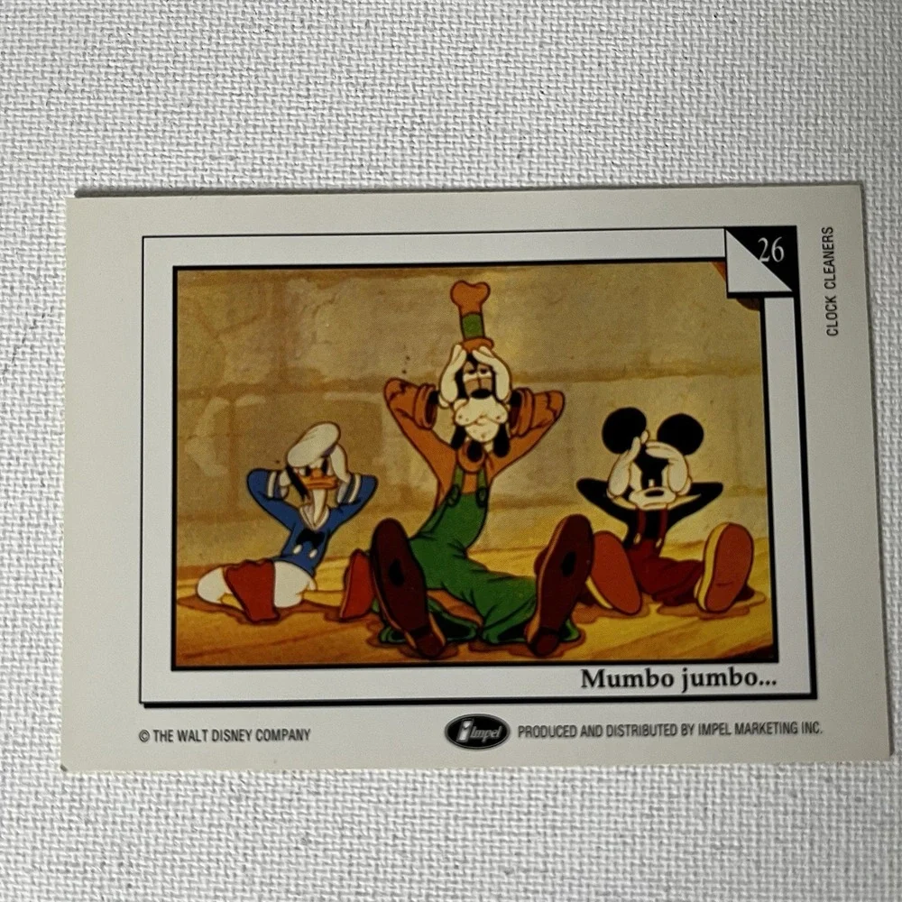1991 Impel Disney Collector Cards Lot of 13‎ Mickey Minnie Goofy Donald